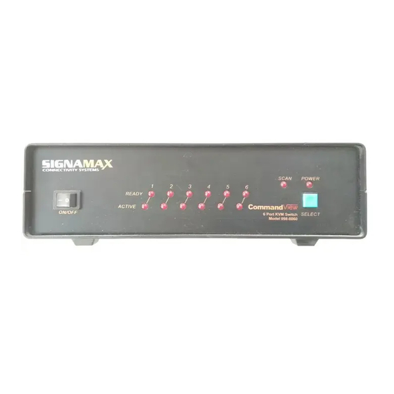 SignaMax FO-098-8020 User Manual