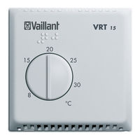 Vaillant VRT 15 Installation Instructions