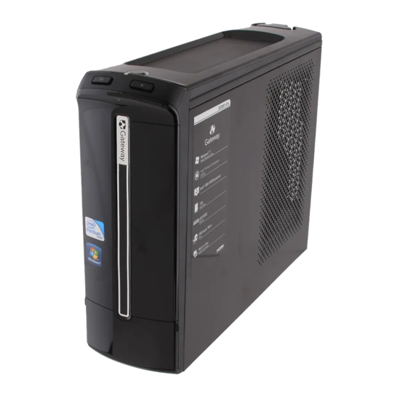 Gateway SX2885 Quick Start Manual