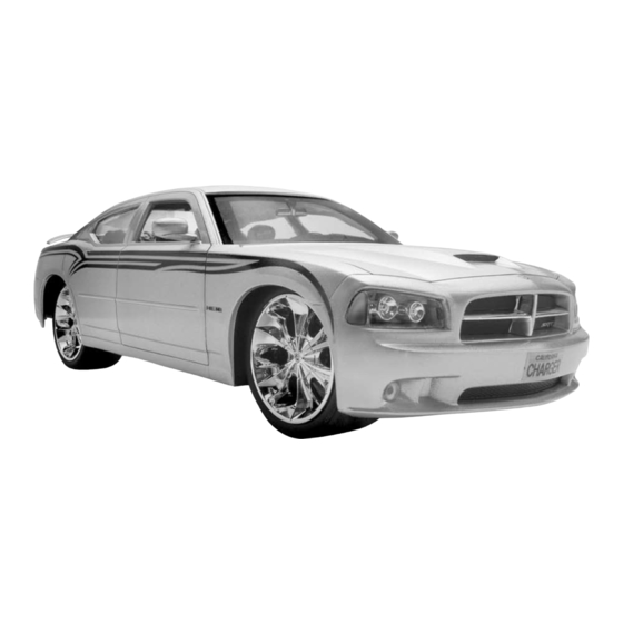 REVELL Dodge Charger SRT8 Instruction Manual