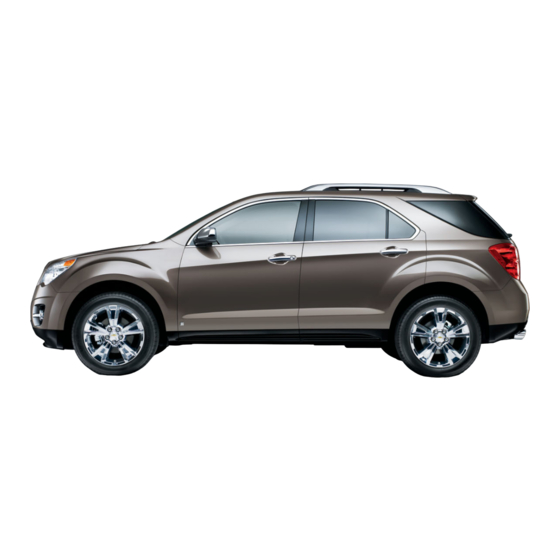 Chevrolet Equinox 2010 Owner's Manual