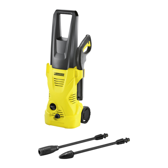 Kärcher K 2 Plus Operator's Manual