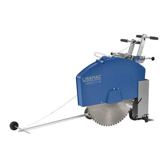 Lissmac COMPACTCUT 400 E Operating Manual