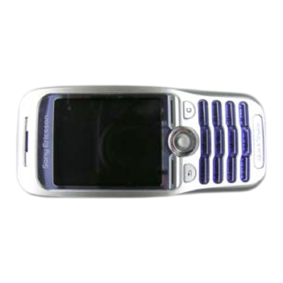Sony Ericsson F500 Working Instruction, Mechanical