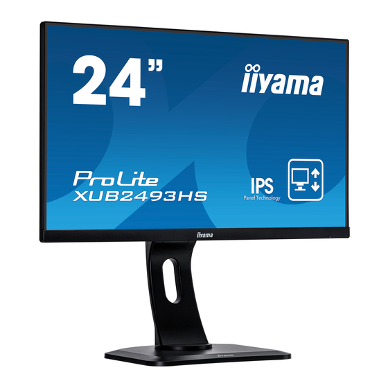 Iiyama ProLite XU2493HS User Manual