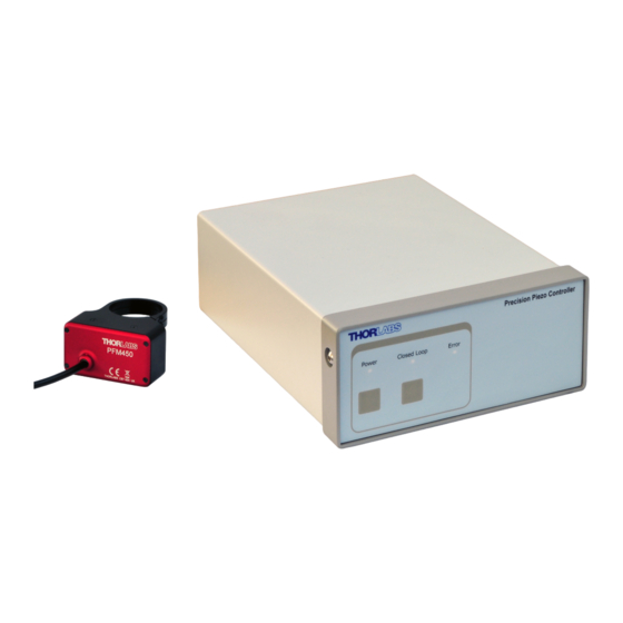 THORLABS Kinesis PFM450E User Manual