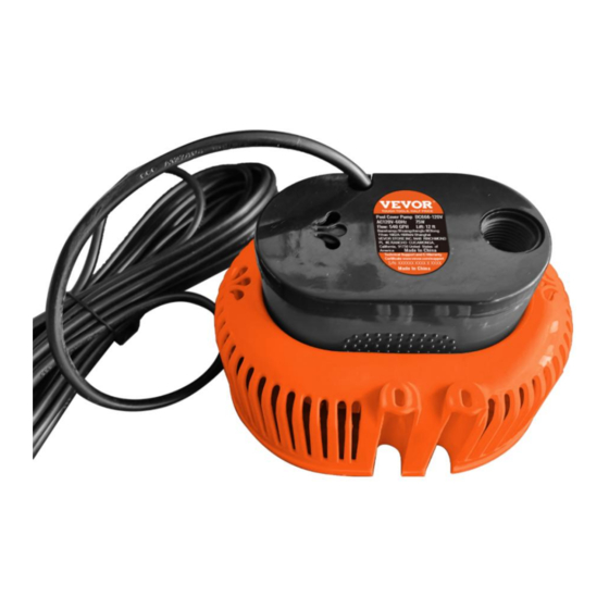VEVOR DC666-120V Operating	 Instruction