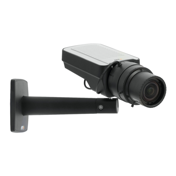 Axis Q1635 Installation Manual