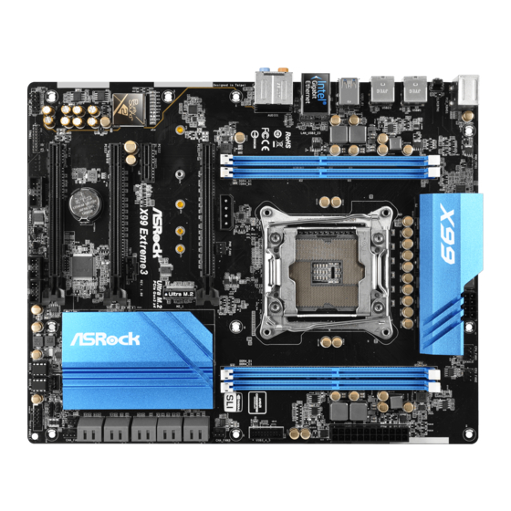 ASRock X99 X99 Extreme3 Manuals