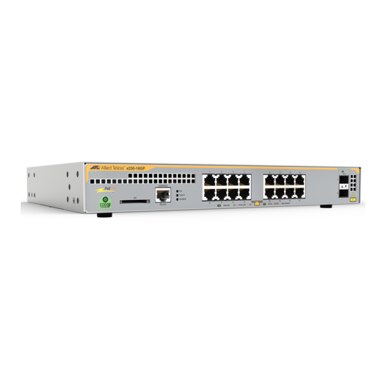 Allied Telesis x230-28GP Command Reference Manual