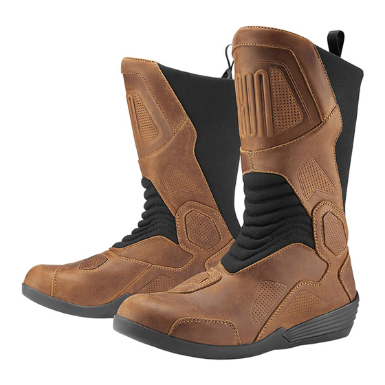 ICON RETROGRADE BOOT Manuals