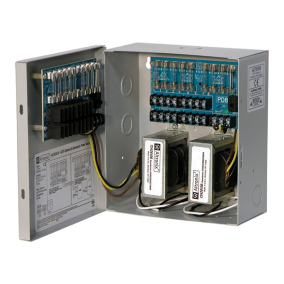 Altronix ALTV2416220 Series Installation Manual