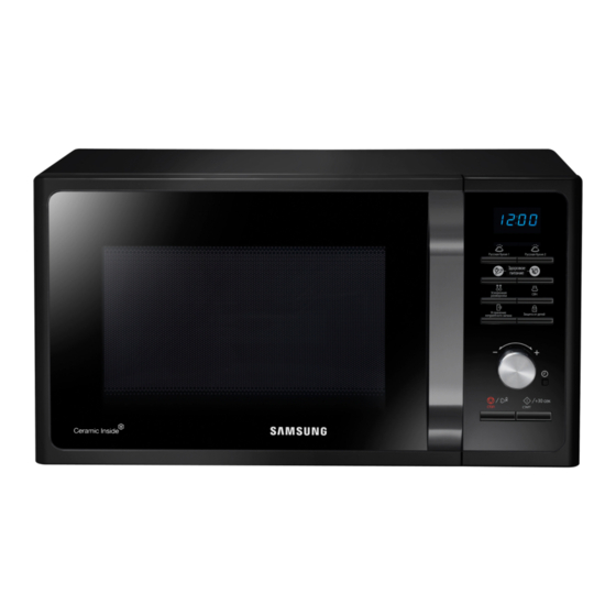 Samsung MS23F302TAK Owner's Instructions & Cooking Manual