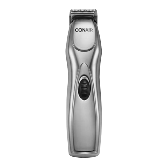 Conair GMT170ACS Instructions For Care And Use