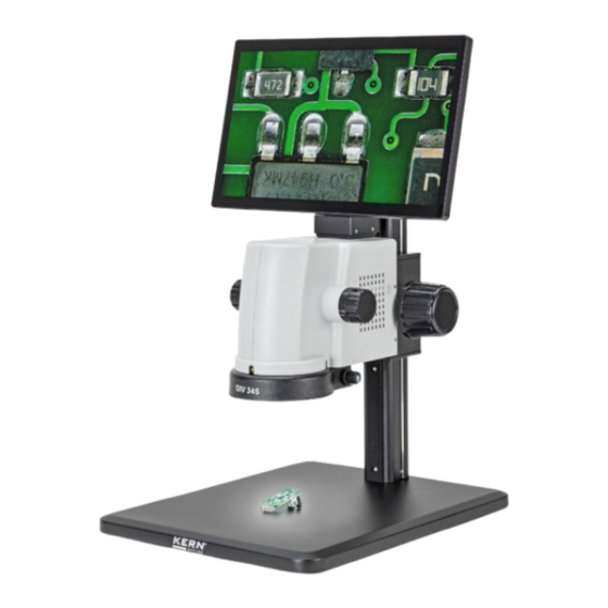 KERN Optics OIV 345 Operating Instructions Manual