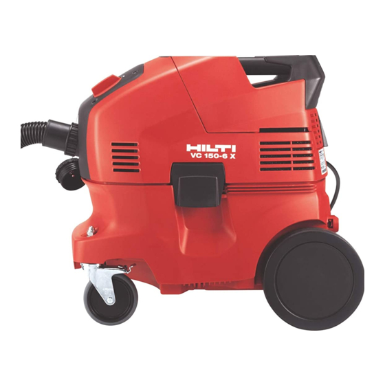 Hilti VC 150-6 X Manual