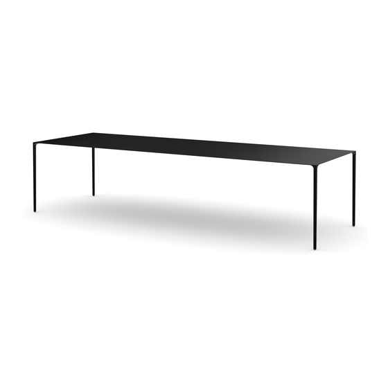 Established & Sons SURFACE TABLE Quick Start Manual
