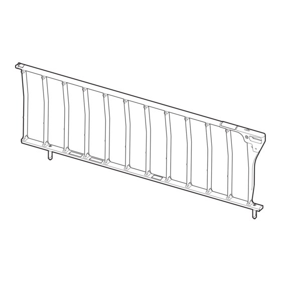 PARAMOUNT BED PS-0232S Bedside Rail Manuals