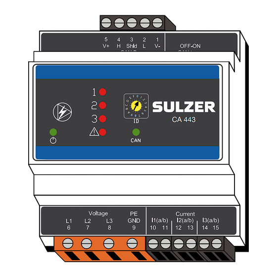 Sulzer CA 441 Installation Manual