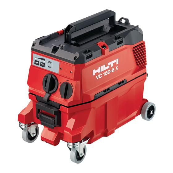 Hilti VC 150-6 X Manual