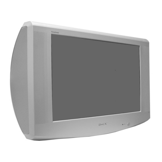 Sony FD Trinitron KV-28LS35B Manuals