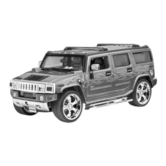 REVELL Hummer H2 User Manual