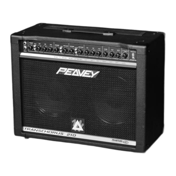 Peavey TransChorus 210 Operating Manual