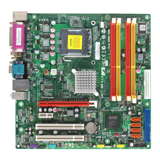 ECS G41T-M9 Manual