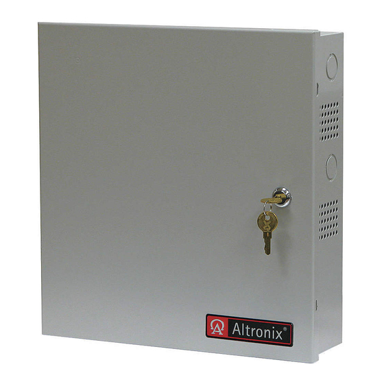 Altronix ALTV615DC8ULCB Installation Instructions