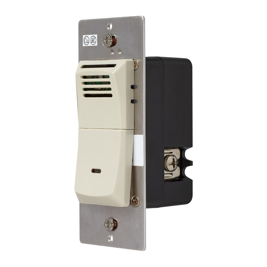 Broan-NuTone 82A, 82W, P82W, P82WC Control Manual