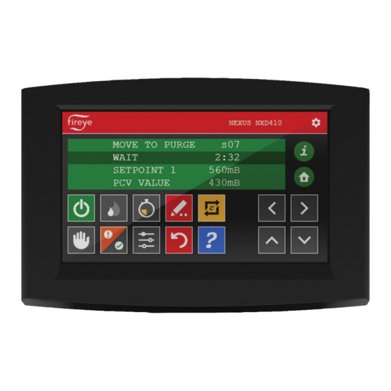 Fireye NXD410TS Installation And Operations