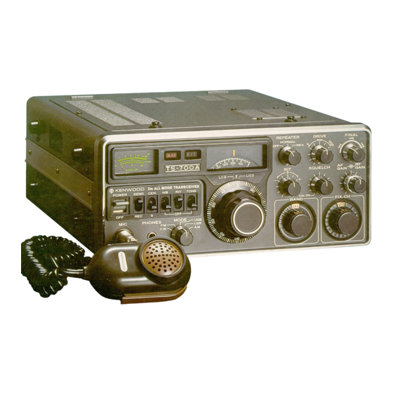 Kenwood TS-700A Operating Manual