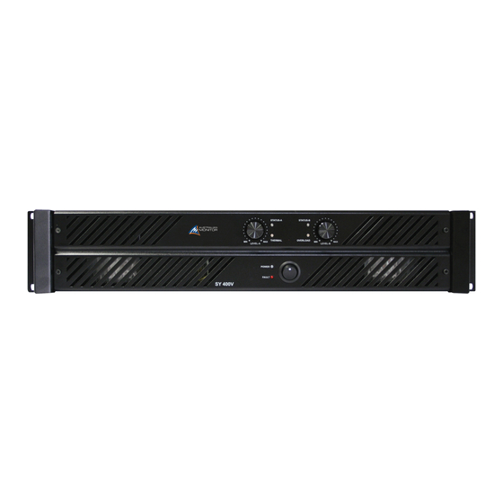 AUSTRALIAN MONITOR SY 400 Operation Manual