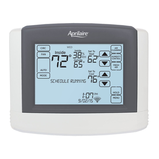 Aprilaire 8820 Owner's Manual