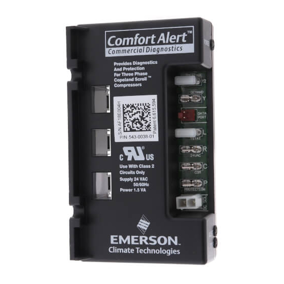 Emerson Comfort Alert 543-0038-01 User Manual