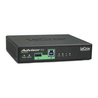 LeCroy USB Protocol Suite Advisor T3 User Manual