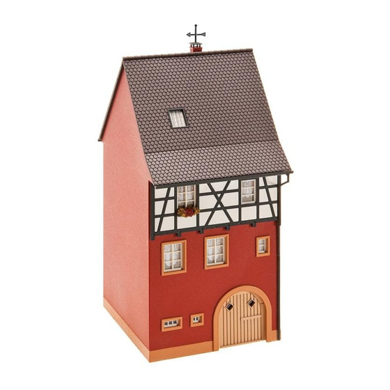 Faller SPORT MEDER CITY HOUSE Manual