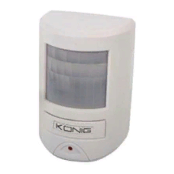 Konig Security SEC-APR20 Instructions Manual