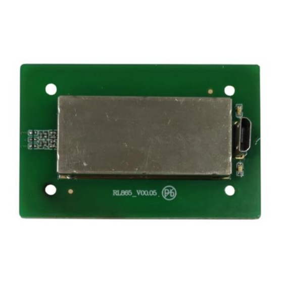 Andea Electronics RL865 Manuals