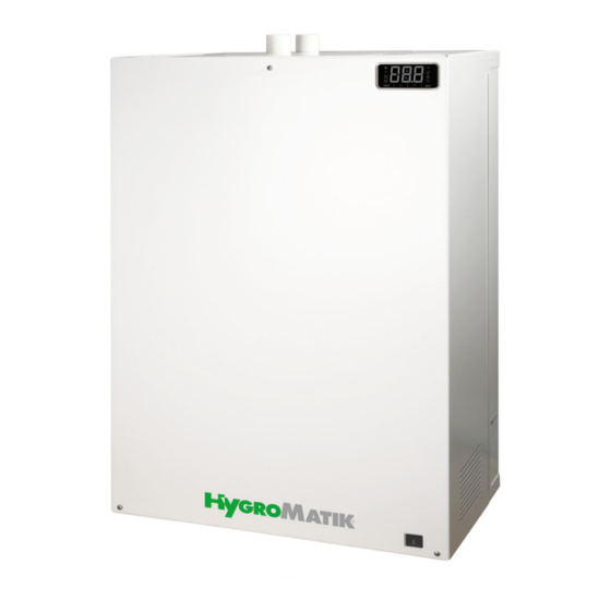 HygroMatik StandardLine SLH03-SLH09 Manual