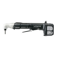 Hitachi Koki WH 14DCAL Handling Instructions Manual