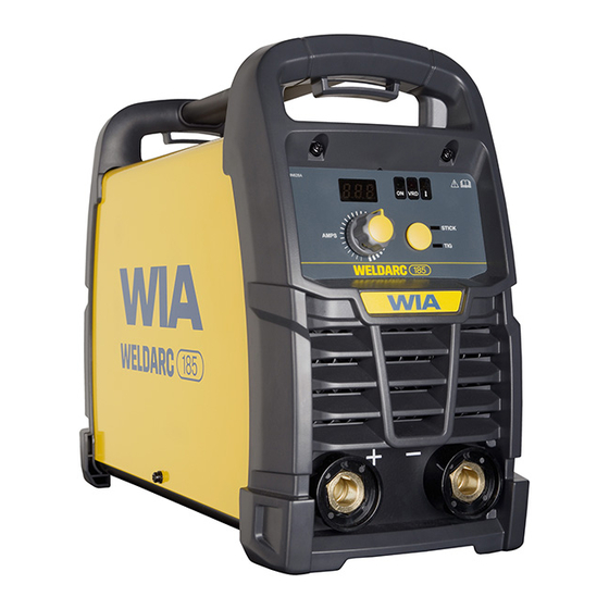 WIA WELDARC 135 Operator's Manual