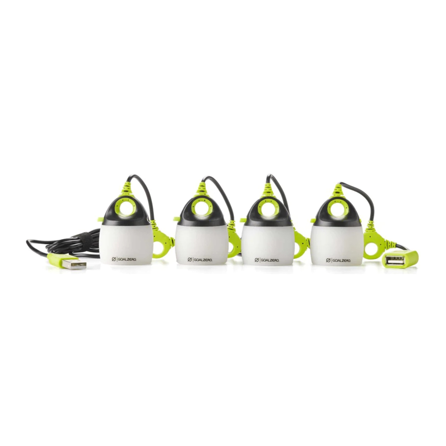 Goal Zero Light-a-Life Quad - USB Light Set Manual