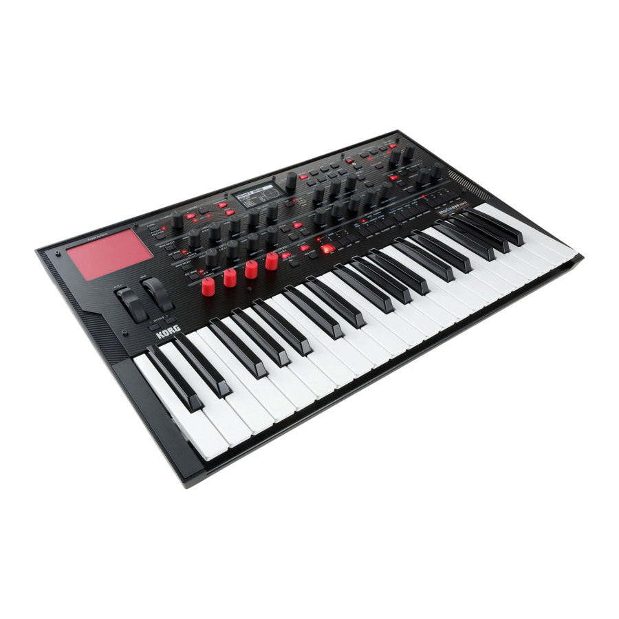 KORG modwave Manual