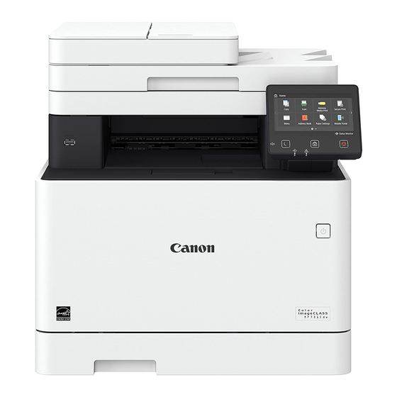 Canon imageCLASS MF632Cdw User Manual