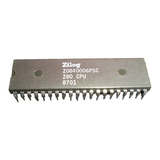 ZiLOG Z80 series User Manual