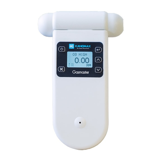 Kanomax Gasmaster 2750 User Manual