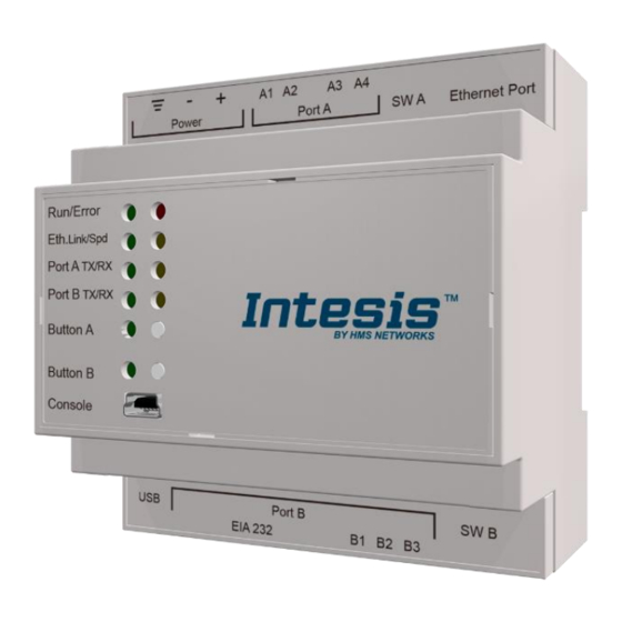 HMS Intesis INMBSFGL016O000 User Manual