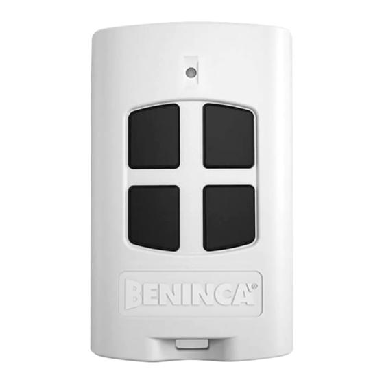 Beninca TO.GO 2AK Manuals