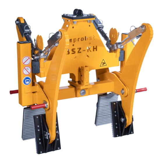 probst BSZ-KH Series Operating Instructions Manual